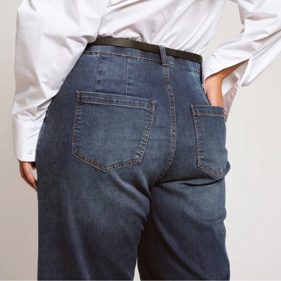 Universal Standard Carol High Rise White Jeans - Picture 3 of 9